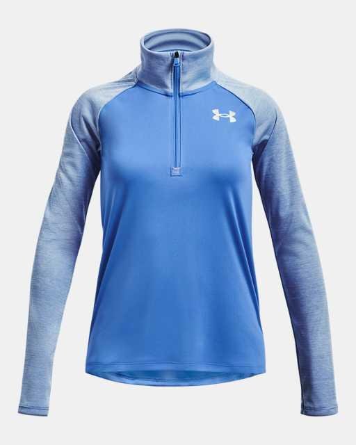 Girls' UA Tech™ Graphic ½ Zip by UNDER ARMOUR