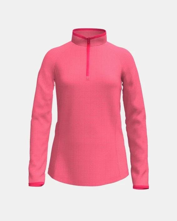 Girls' UA Tee To Green ¼ Zip by UNDER ARMOUR