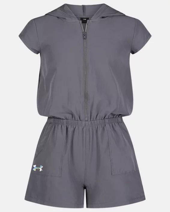Girls' UA UPF Hooded Romper by UNDER ARMOUR