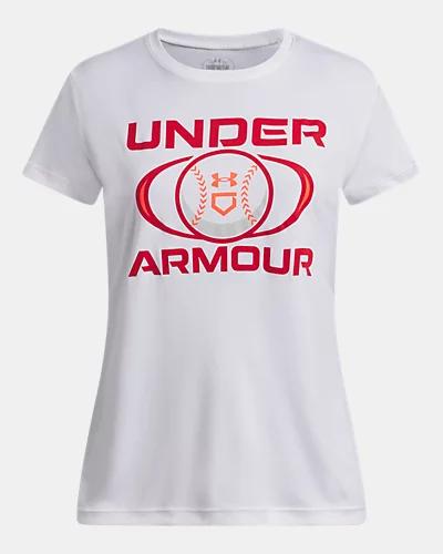 Girls' UA Velocity Softball Short Sleeve by UNDER ARMOUR