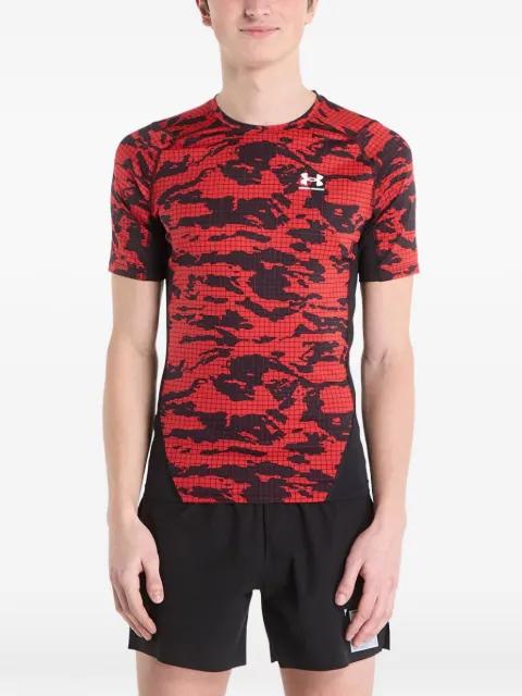 HeatGear printed short-sleeve T-shirt by UNDER ARMOUR