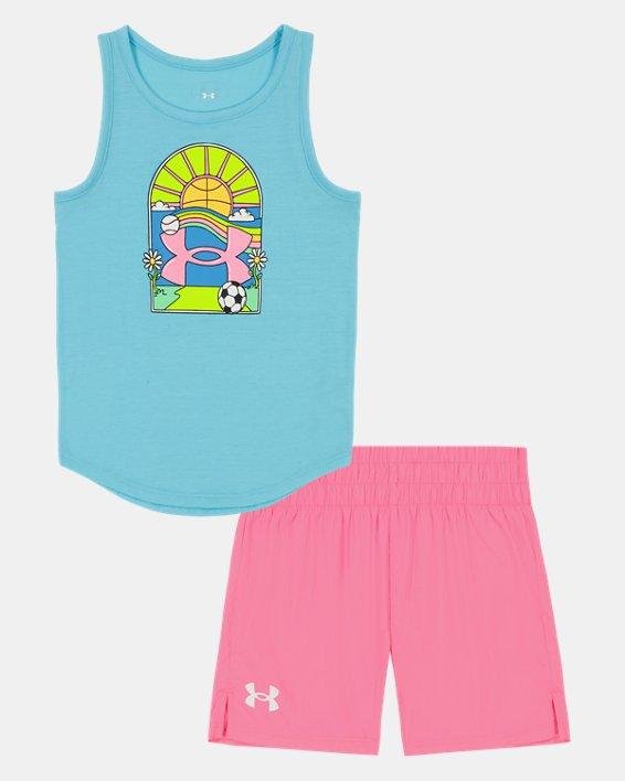 Infant Girls' UA All Sports Logo Tank Set by UNDER ARMOUR