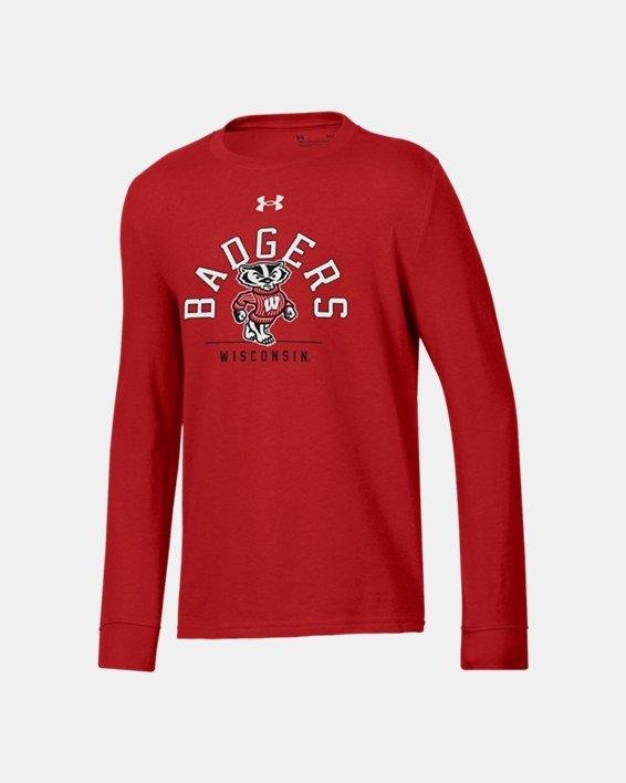 Kids' UA Performance Cotton Collegiate Long Sleeve by UNDER ARMOUR