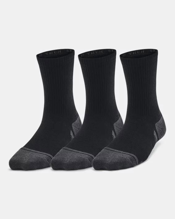 Kids' UA Performance Tech 3-Pack Crew Socks by UNDER ARMOUR