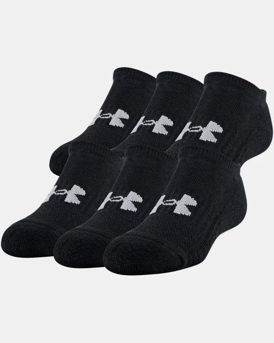 Kids' UA Training Cotton No Show Socks 6-Pack by UNDER ARMOUR