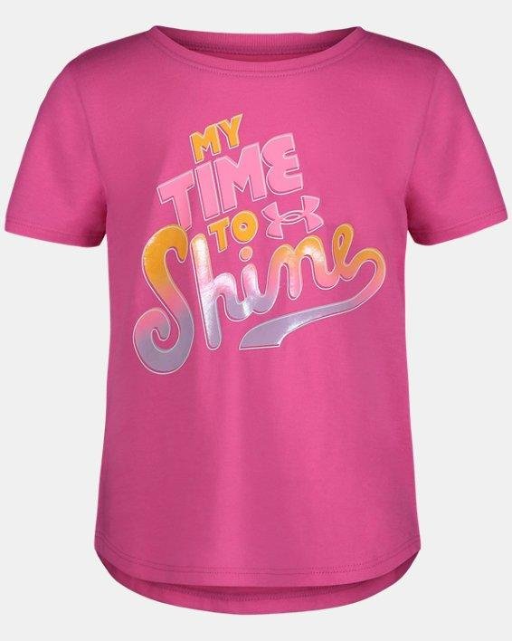 Little Girls' UA Time To Shine T-Shirt by UNDER ARMOUR