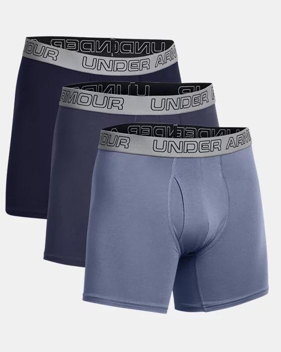 Men's Charged Cotton® Stretch 6" Boxerjock® - 3-Pack by UNDER ARMOUR