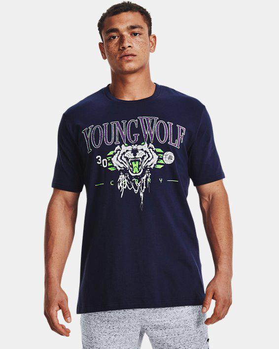 Men's Curry Young Wolf Short Sleeve by UNDER ARMOUR
