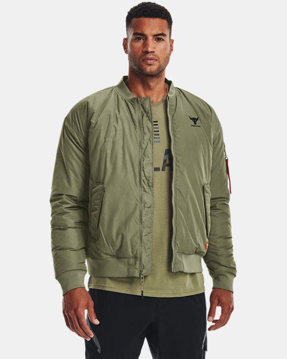 Men's Project Rock Insulated Bomber Jacket by UNDER ARMOUR