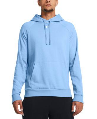 Men's Rival Logo Embroidered Fleece Hoodie by UNDER ARMOUR