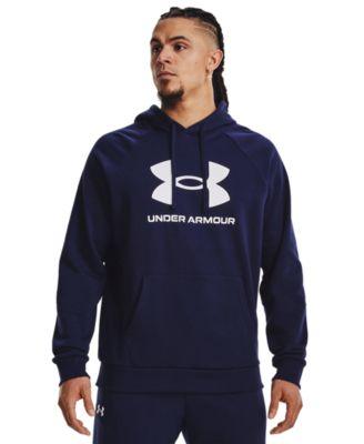 Men's Rival Logo Hooded Sweatshirt by UNDER ARMOUR