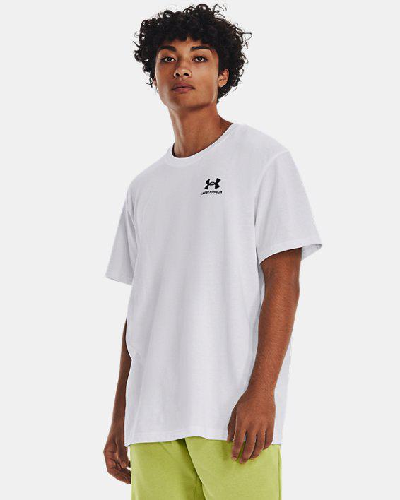 Men's UA Logo Embroidered Heavyweight Short Sleeve by UNDER ARMOUR