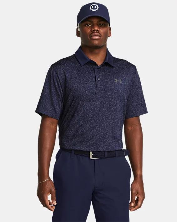 Men's UA Playoff 3.0 Coral Jacquard Polo by UNDER ARMOUR