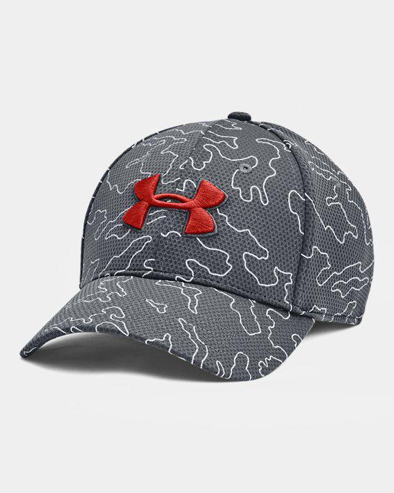 Men's UA Printed Blitzing Stretch Fit Cap by UNDER ARMOUR