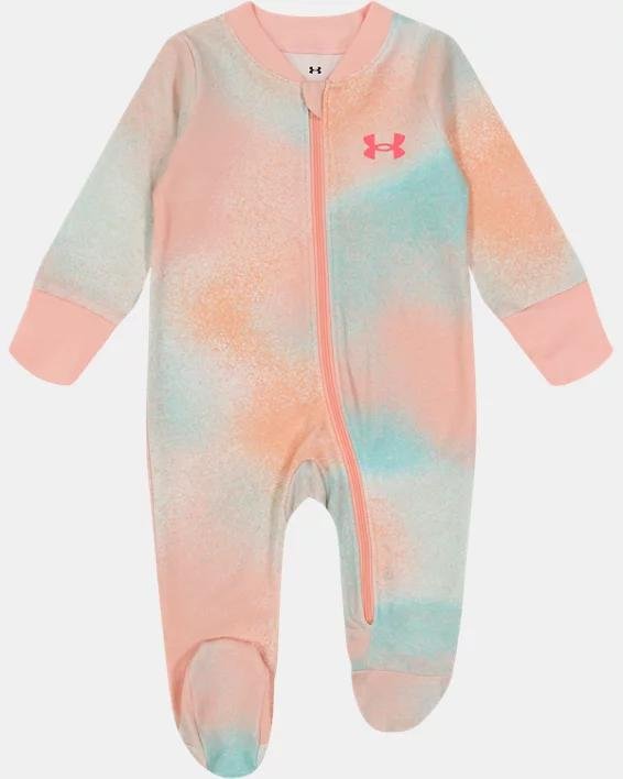 Newborn Girls' UA Printed Coverall by UNDER ARMOUR