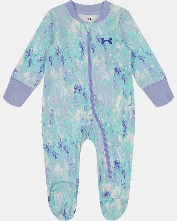 Newborn Girls' UA Printed Coverall by UNDER ARMOUR