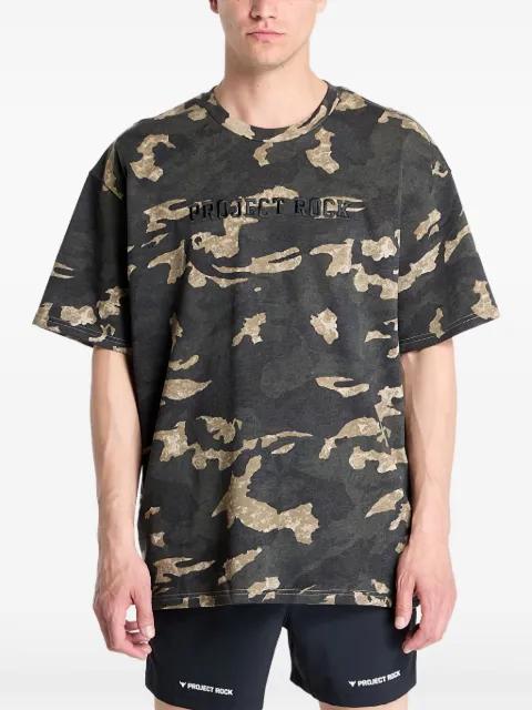 Project Rock camo-print T-shirt by UNDER ARMOUR