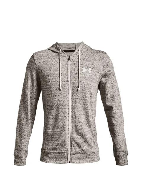 Rival Terry Lc Fz marl-pattern zip-up hoodie by UNDER ARMOUR