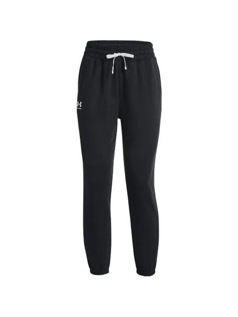 Rival Terry logo-print drawstring track pants by UNDER ARMOUR