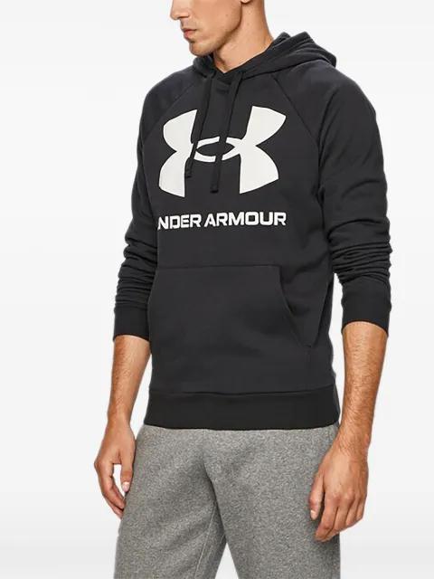 Rival logo-print hoodie by UNDER ARMOUR