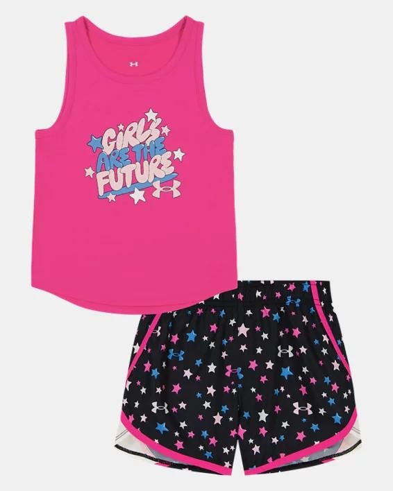 Toddler Girls' UA Future Star Tank Set by UNDER ARMOUR