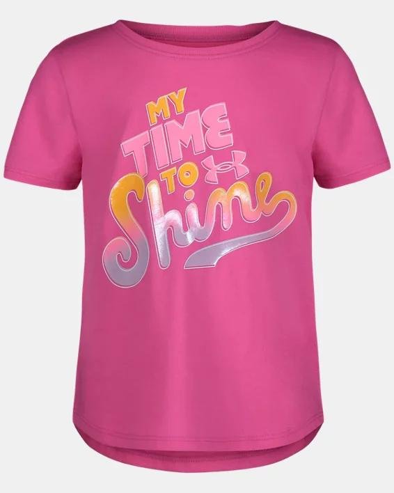 Toddler Girls' UA Time To Shine T-Shirt by UNDER ARMOUR