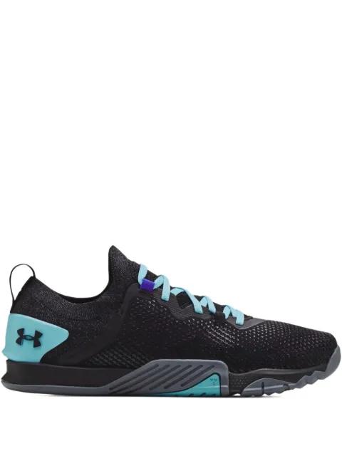 TriBase Reign 3 "Black Turquoise" sneakers by UNDER ARMOUR