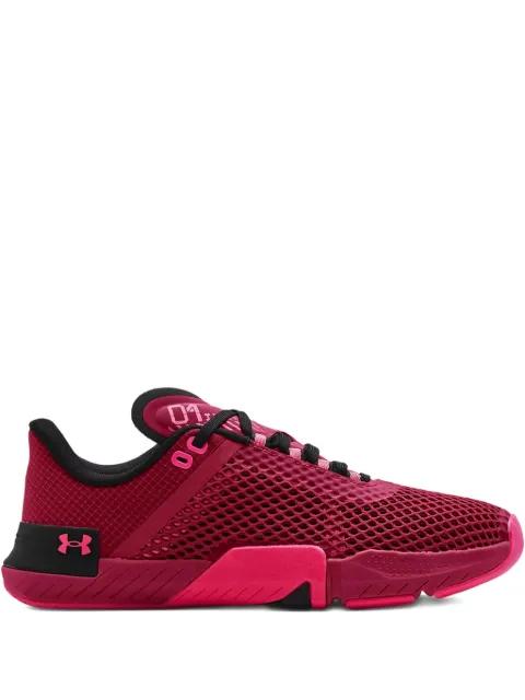 TriBase Reign 4 "Black Rose/Penta Pink" sneakers by UNDER ARMOUR