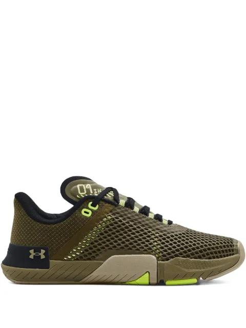 TriBase Reign 4 "Tent/Black/Khaki" sneakers by UNDER ARMOUR