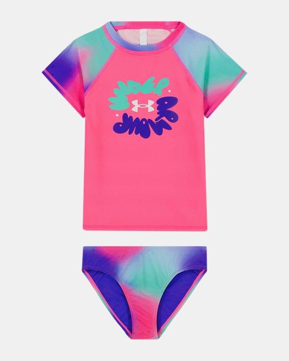 UA Short Sleeve Rashguard & Bikini by UNDER ARMOUR
