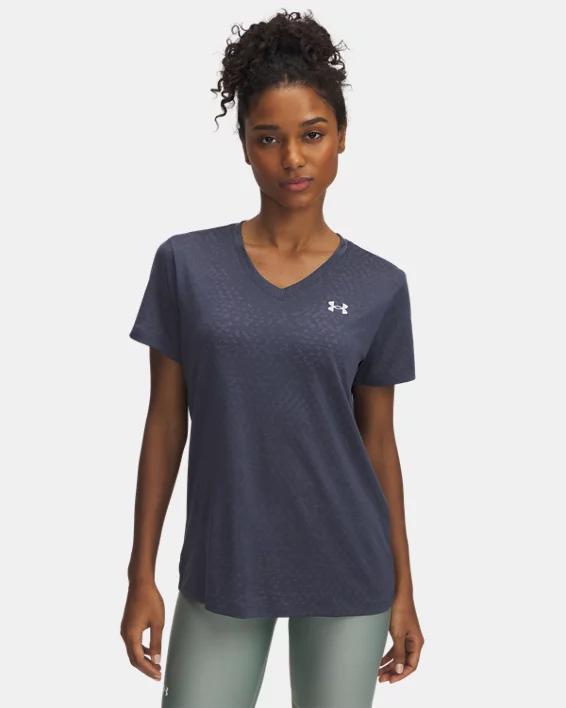 UA Velocity Textured V-Neck by UNDER ARMOUR