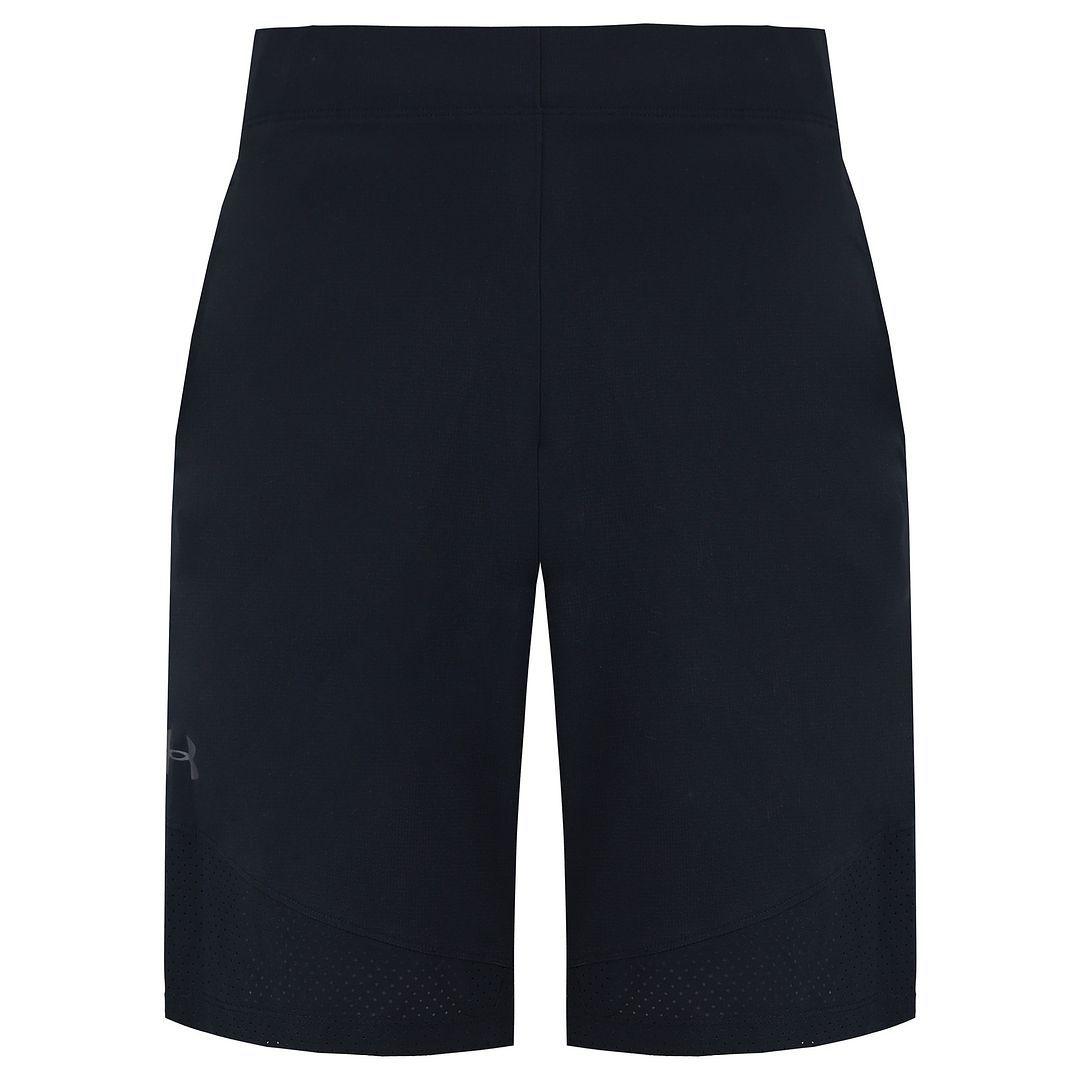 Vanish Woven Stretch Waist Black Shorts by UNDER ARMOUR