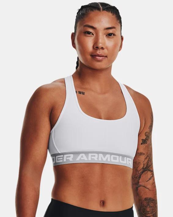 Women's Armour® Mid Crossback Sports Bra by UNDER ARMOUR