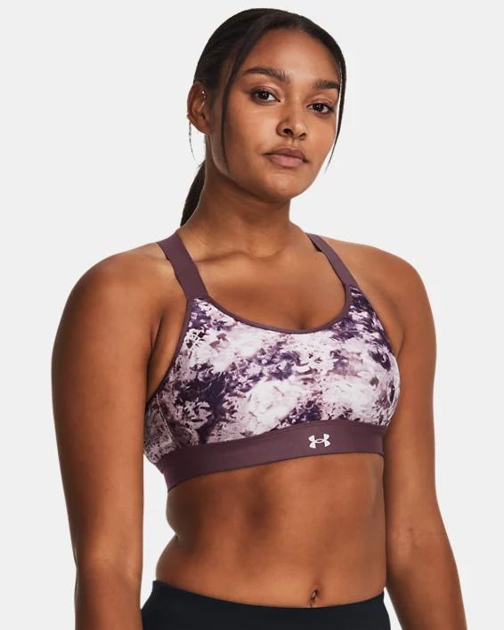 Women's UA Continuum High Print Sports Bra by UNDER ARMOUR