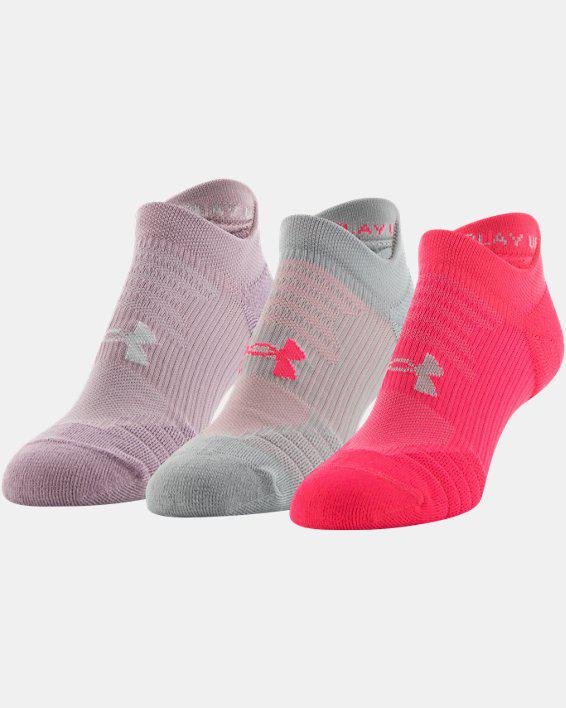 Women's UA Play Up No Show Tab Socks 3-Pack by UNDER ARMOUR