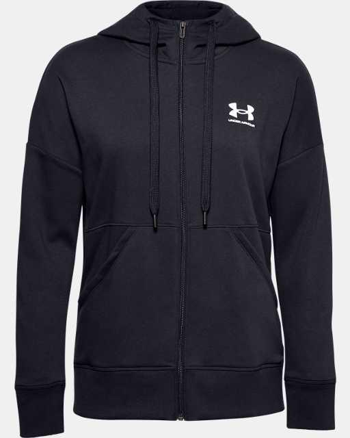 Women's UA Rival Fleece Full Zip Hoodie by UNDER ARMOUR Women's UA Rival Fleece Full Zip Hoodie by UNDER ARMOUR