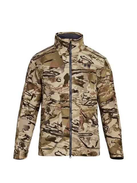 camouflage grit zip-up jacket by UNDER ARMOUR