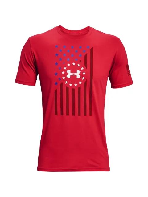 flag-print T-shirt by UNDER ARMOUR