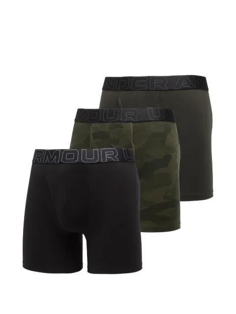 logo cotton boxer briefs (set of three) by UNDER ARMOUR