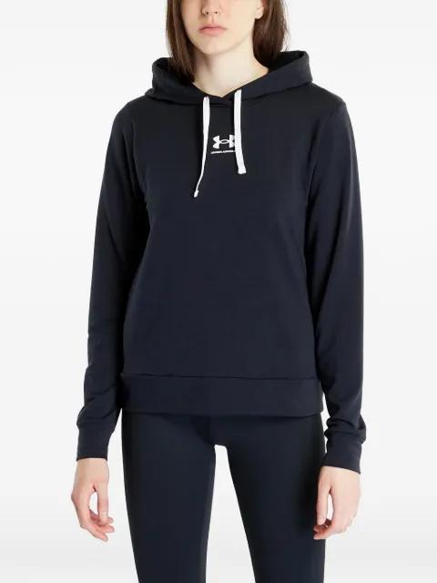 logo-print drawstring hoodie by UNDER ARMOUR