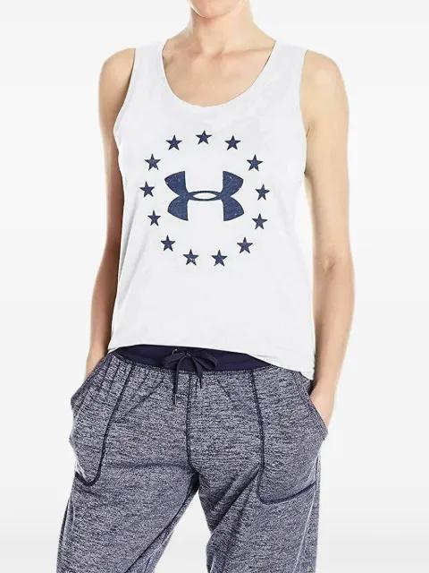 logo-print tank top by UNDER ARMOUR