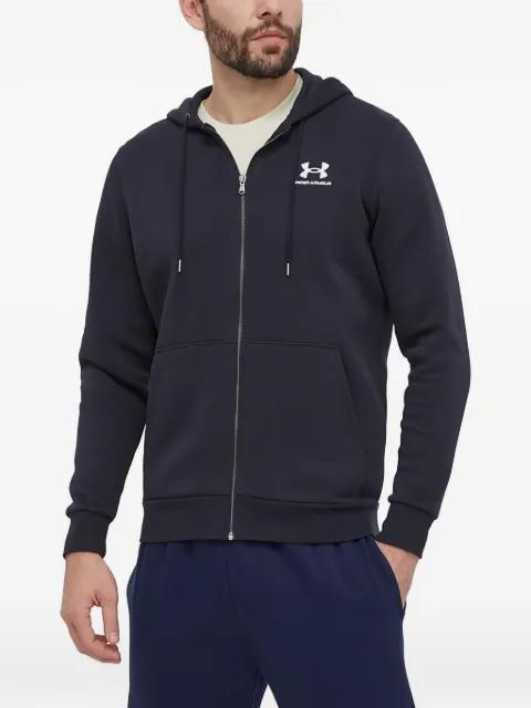 logo-print zip-up hoodie by UNDER ARMOUR