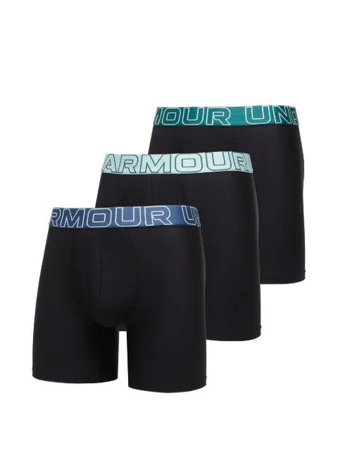 mesh logo waistband boxer briefs (set of three) by UNDER ARMOUR