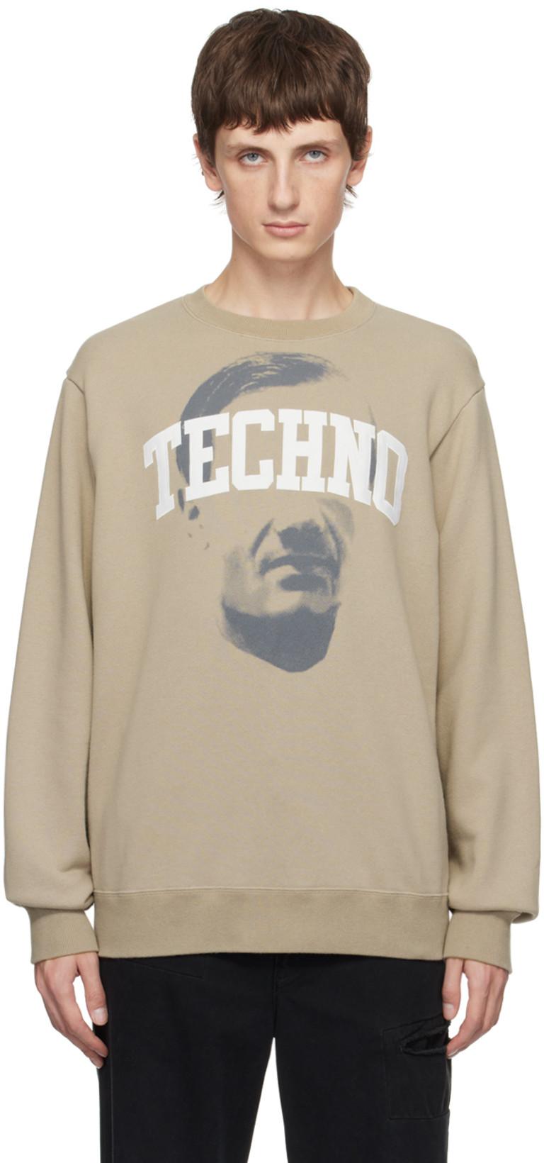 Beige 'Techno' Sweatshirt by UNDERCOVER