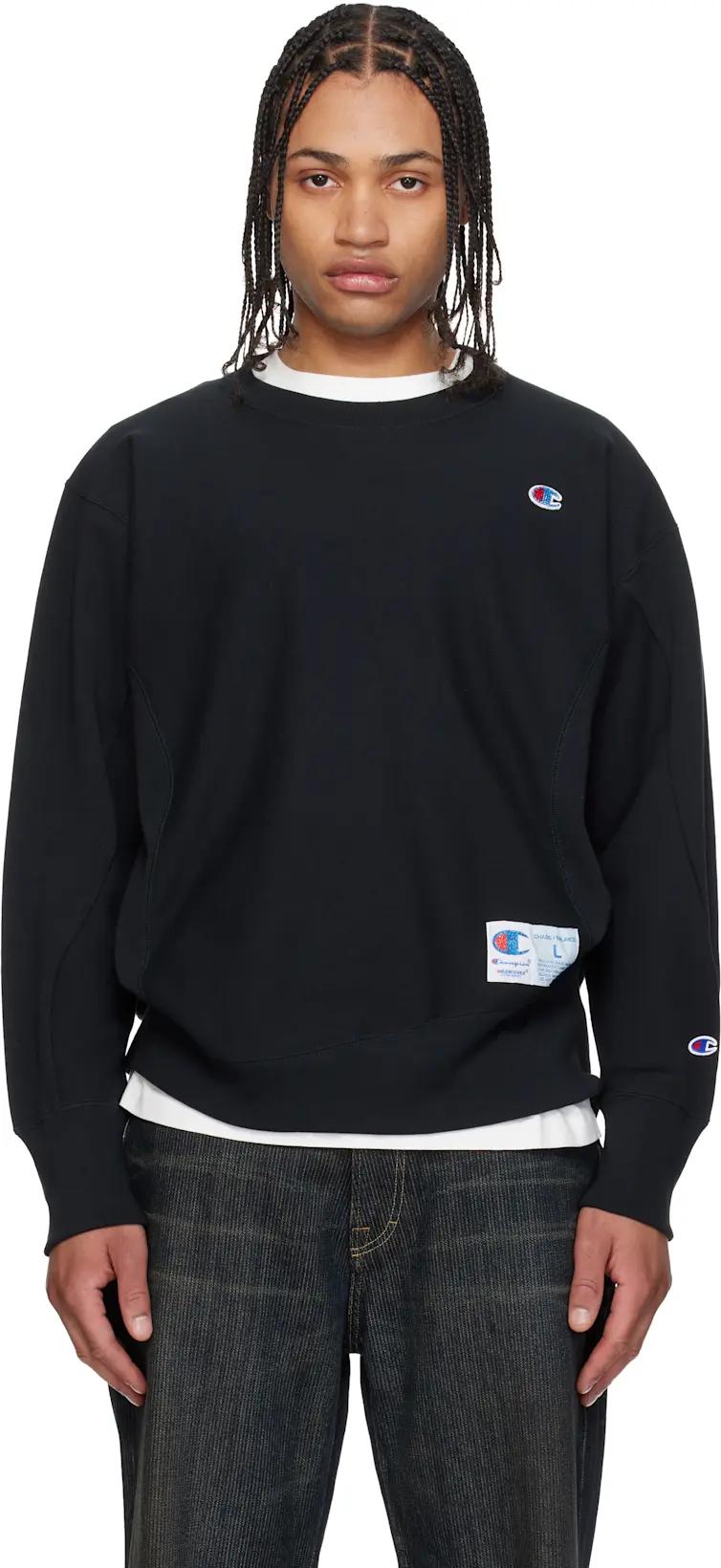 Black Champion Edition UC1F4801 Sweatshirt by UNDERCOVER