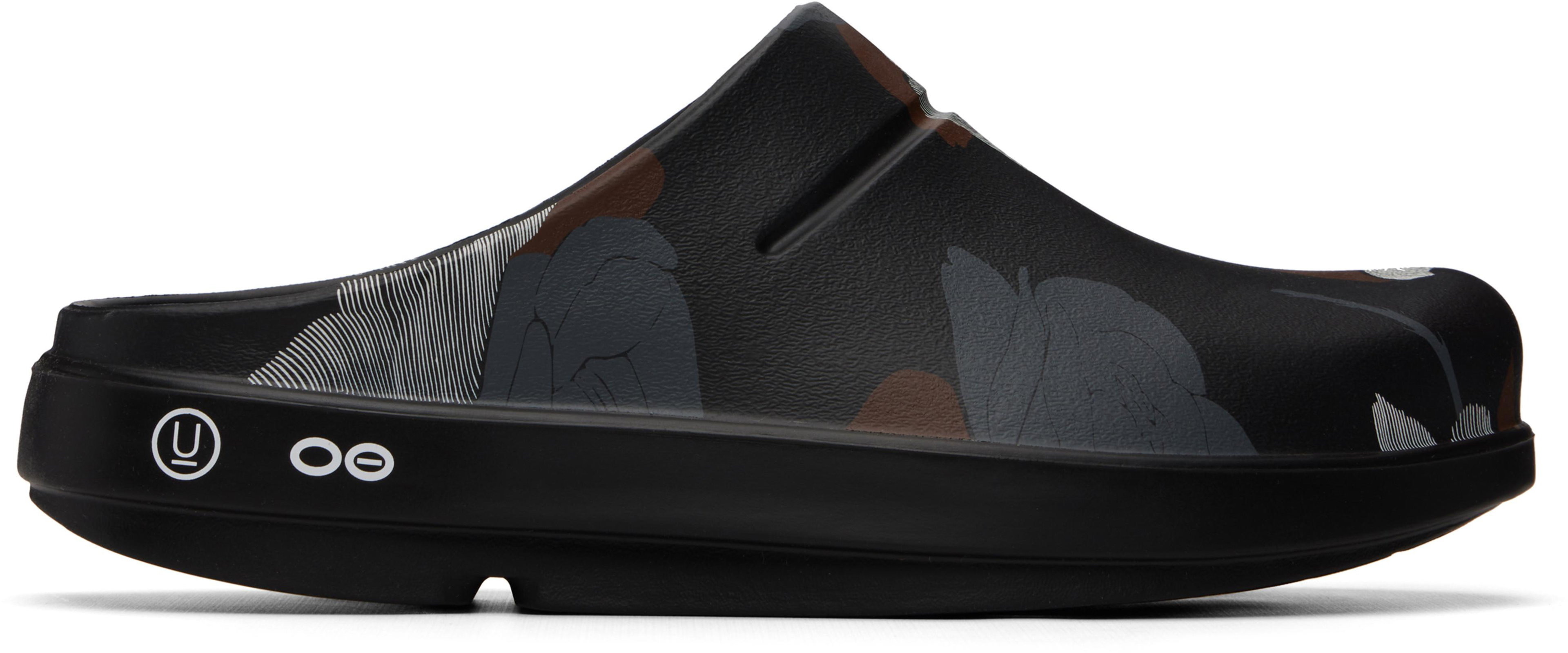 Black OOFOS Edition UC1F4F04 Loafers by UNDERCOVER