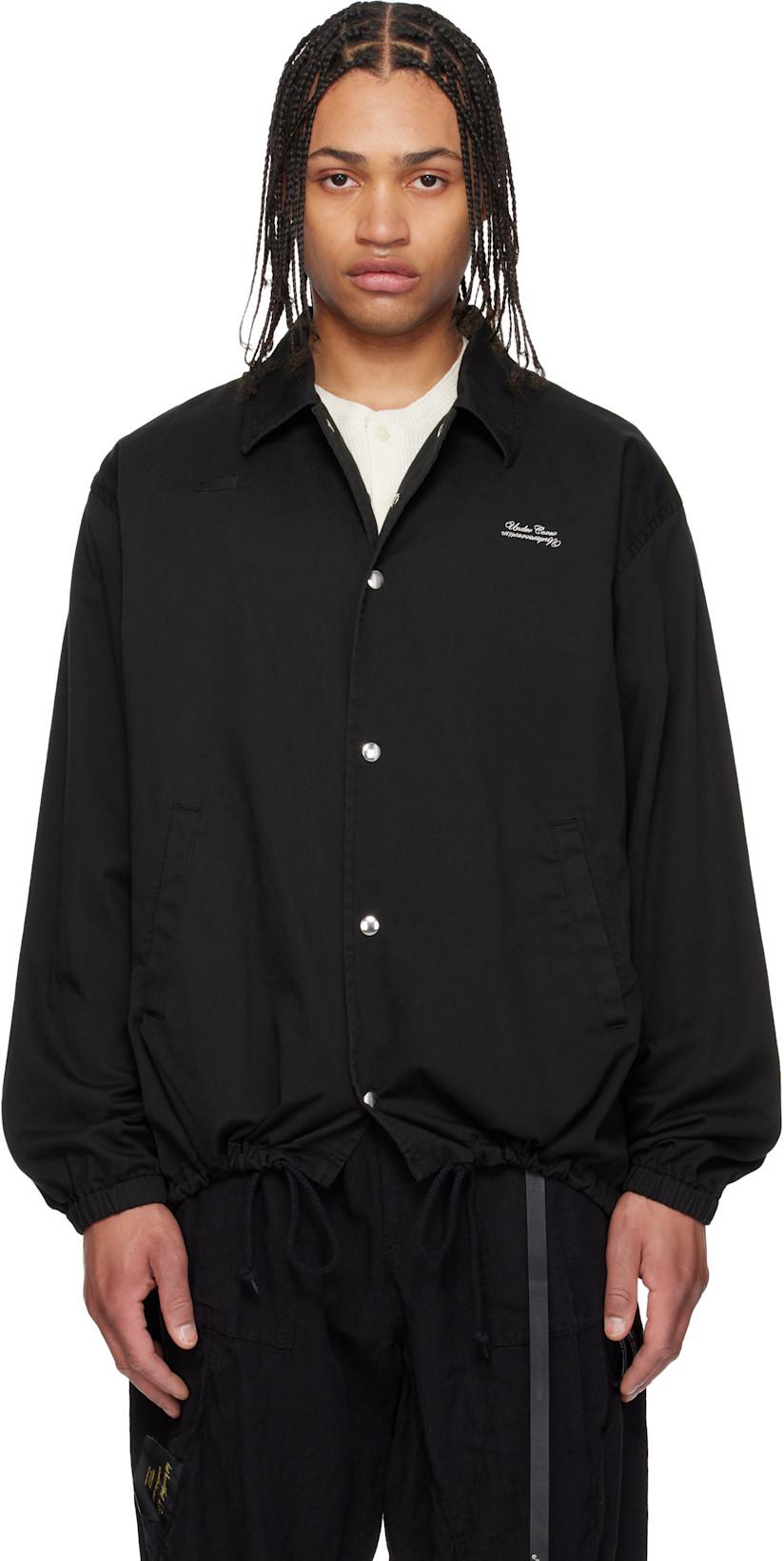 Black UP1F4204 Jacket by UNDERCOVER