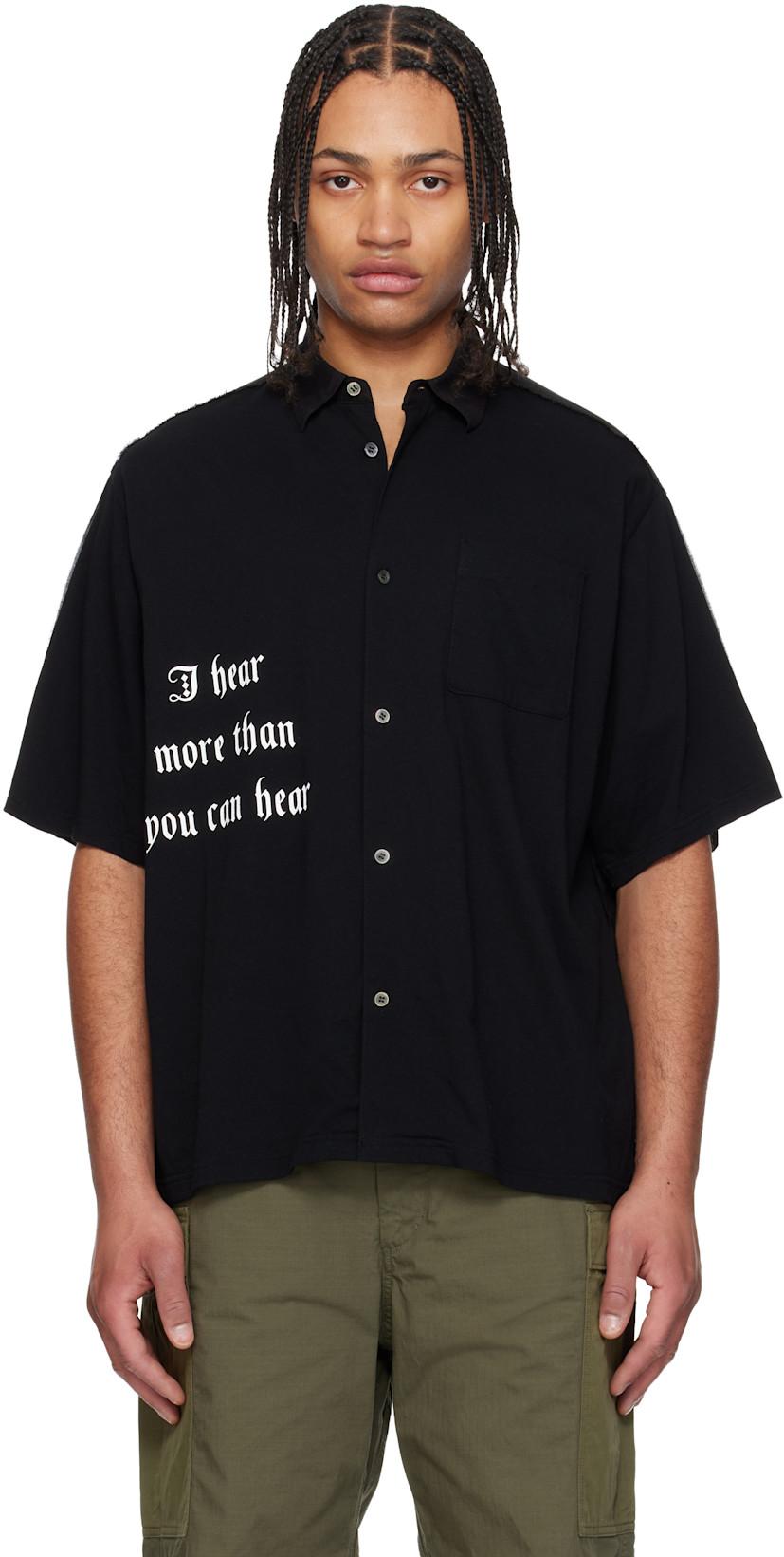 Black UP1F4404 Shirt by UNDERCOVER