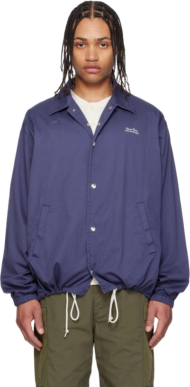 Blue UP1F4204 Jacket by UNDERCOVER