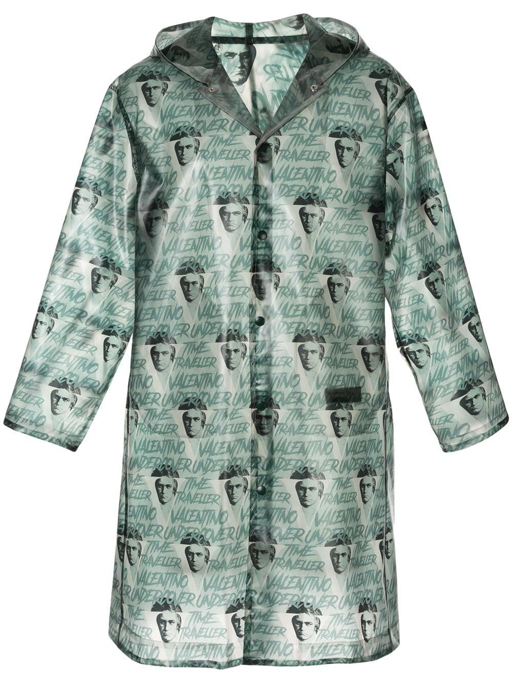 Clockwork Orange all-over print raincoat by UNDERCOVER